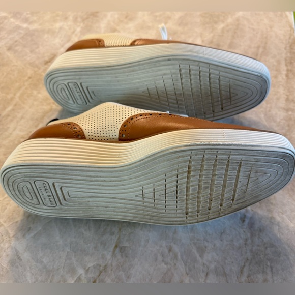 Cole Haan Women’s Original Grand Platform Wingtip Oxford - Pecan/Ivory - Picture 5 of 7